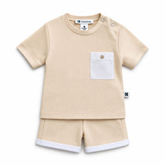 Kleo Kids Cream short set