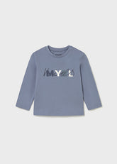 Mayoral 108 Blue long sleeve top