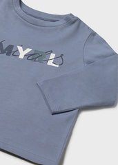 Mayoral 108 Blue long sleeve top
