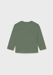 Mayoral 108 Green long sleeve top