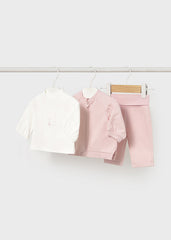 Mayoral 2607 Pink 3 piece tracksuit