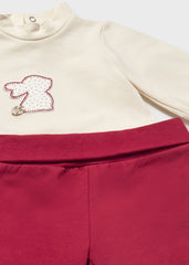 Mayoral 2607 Red 3 Piece tracksuit