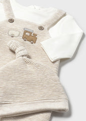 Mayoral 2609 Cream Babygrow and hat