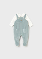 Mayoral 2610 Sage Dungaree romper