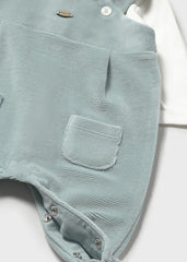Mayoral 2610 Sage Dungaree romper