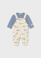 Mayoral 2618 Blue dungaree set