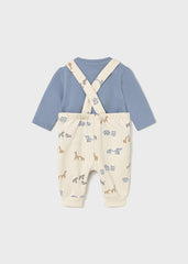 Mayoral 2618 Blue dungaree set