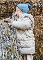 Mayoral 4447 Cream Long Coat