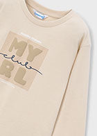 Mayoral 173 Stone Long Sleeve Top