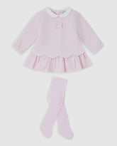 Tutto Piccolo 2285 Pink Dress and Tights