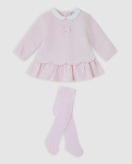 Tutto Piccolo 2285 Pink Dress and Tights