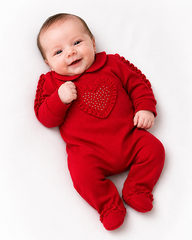 Kleo Kids Red Babygrow