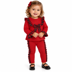 Visara Tartan Legging Set