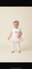 Visara Ice Cream ivory legging set