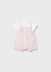 Mayoral 1638 Pink Dungaree