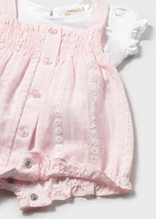 Mayoral 1638 Pink Dungaree