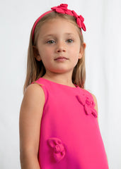 Mayoral 3922 Crepe flower Dress