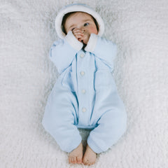 Emile et Rose Kane Blue pramsuit