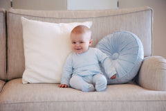 Emile et Rose Leonard babygrow and bib