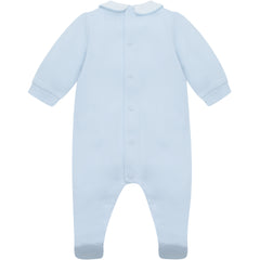 Emile et Rose Lenny blue baby grow