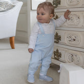 Emile et Rose Maddox Boys Blue Dungaree Set
