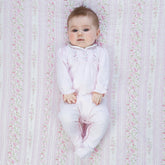Emile et Rose Madeleine Girls Pink Cotton Babygrow
