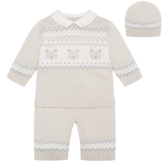 Emile et Rose Kipling Stone knitted set