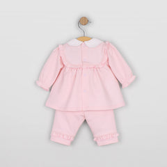 Emile et Rose Macey Baby Girls Pink Two Piece Outfit