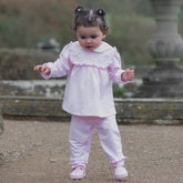 Emile et Rose Macey Baby Girls Pink Two Piece Outfit