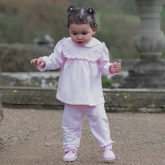 Emile et Rose Macey Baby Girls Pink Two Piece Outfit