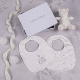 Emile et Rose Teddie star print gift set