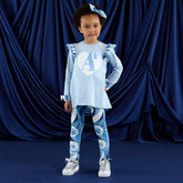 Adee Luna Swirl print legging set