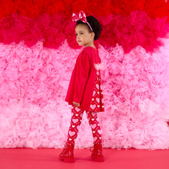 Adee Lola Heart print legging set