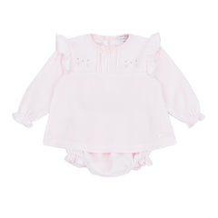 Blues Baby 3117 Girls Pink Velour Jam Pants Set