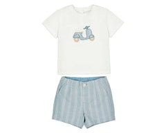 Mayoral 1772 Jade short set