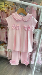 Visara Frill collar legging set
