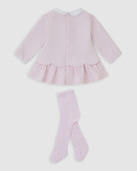 Tutto Piccolo 2449 Pink Dress and Tights