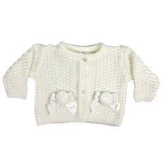 Kleo kids white girls cardigan