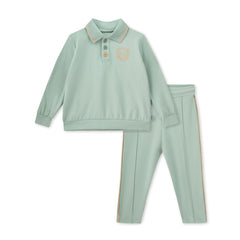 Mitch and Son Icey jade Jordan polo set