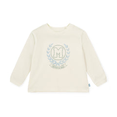 Mitch and Son Jonah white long sleeve t-shirt