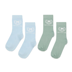 Mitch and Son Jeremy blue 2 pack socks