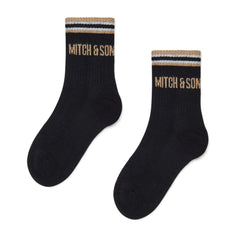 Mitch and son Black Lawson sport sock