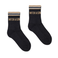 Mitch and son Black Lawson sport sock