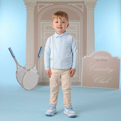 Mitch and Son Sawyer Long Sleeve Polo