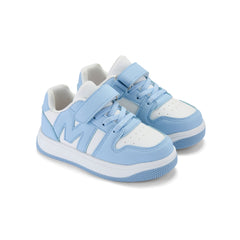 Mitch and son Blue Jump Low Trainers