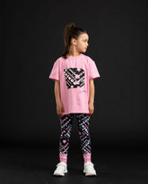 Adee Bonini Dynamic Pink oversized logo t-shirt