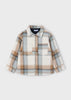 Mayoral 4414 checked overshirt