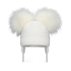 Pom Pom Envy Double Cable White