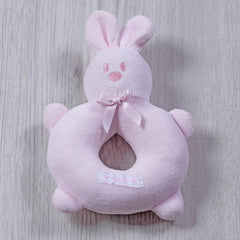 Emile et rose Pink New Baby Ring Rattle