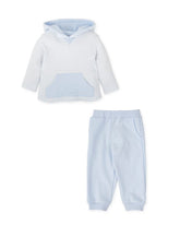 Tutto Piccolo 2708 Blue Hooded Tracksuit